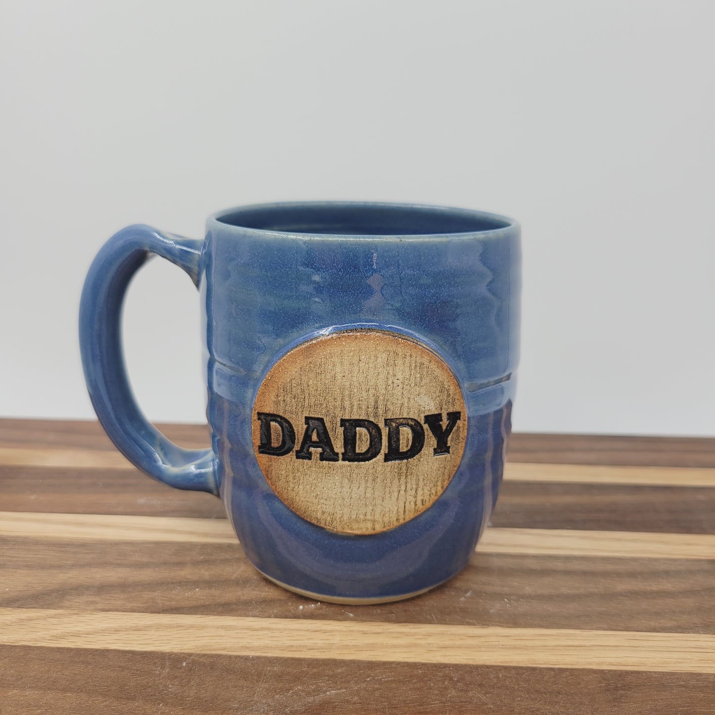 Daddy Mug | Handmade Stoneware Pottery | Blue | Gifts for Him