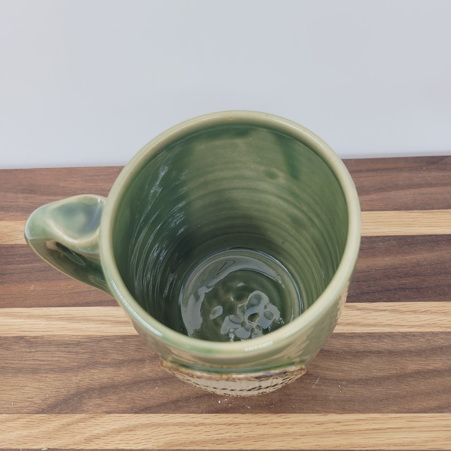 Grandma Mug | Handmade Stoneware Pottery | Green