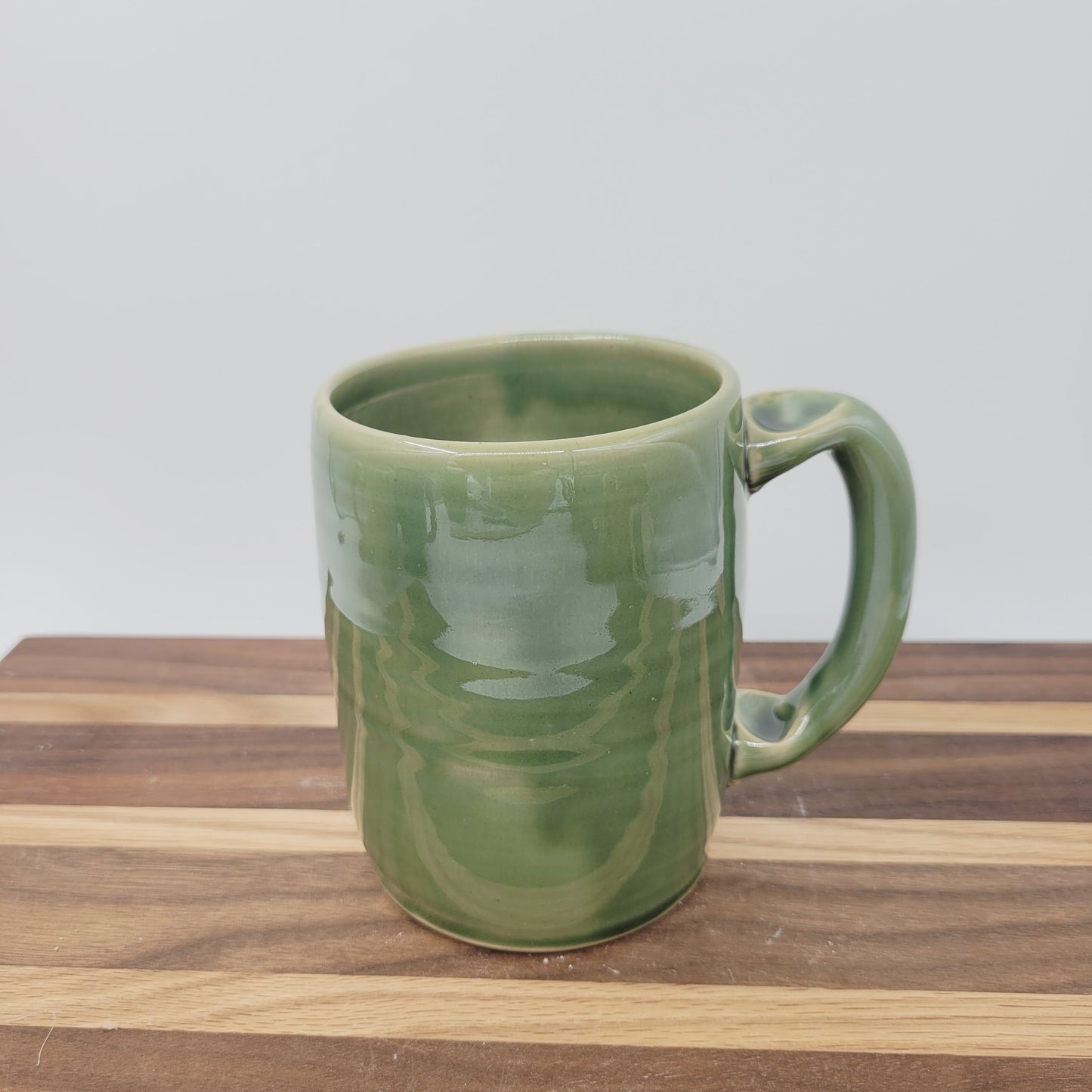 Grandma Mug | Handmade Stoneware Pottery | Green