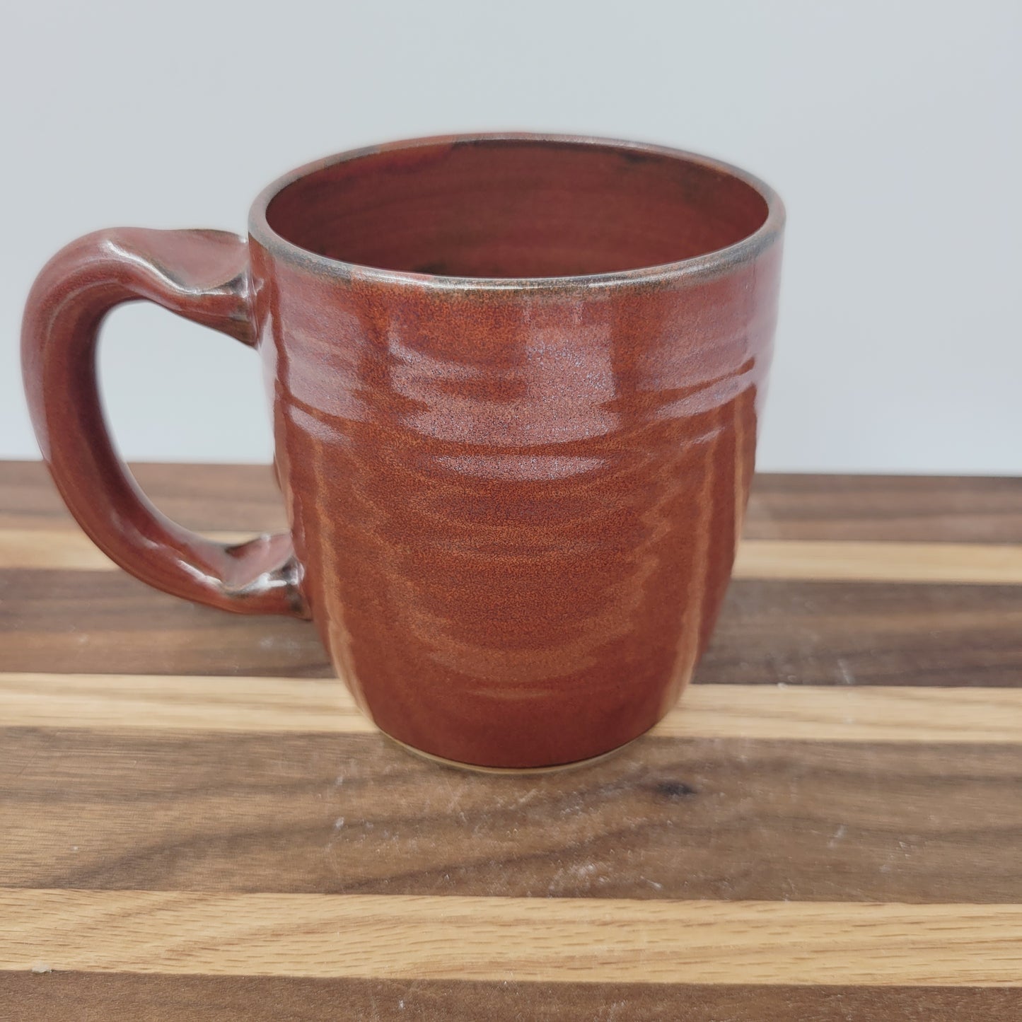 Woman's Fun Face Mug | Cheerful Ladies Coffee Cup | Microwave Dishwasher Safe | Gift for Her | LEFTY