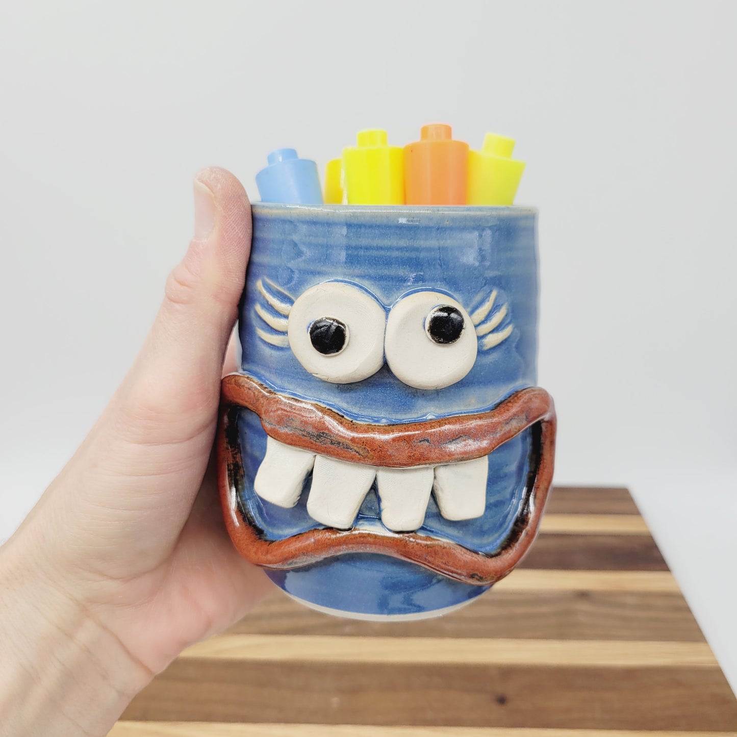 Toothbrush Cup | Pencil or Pen Holder | Desktop Organizer | Funny Mom Gift