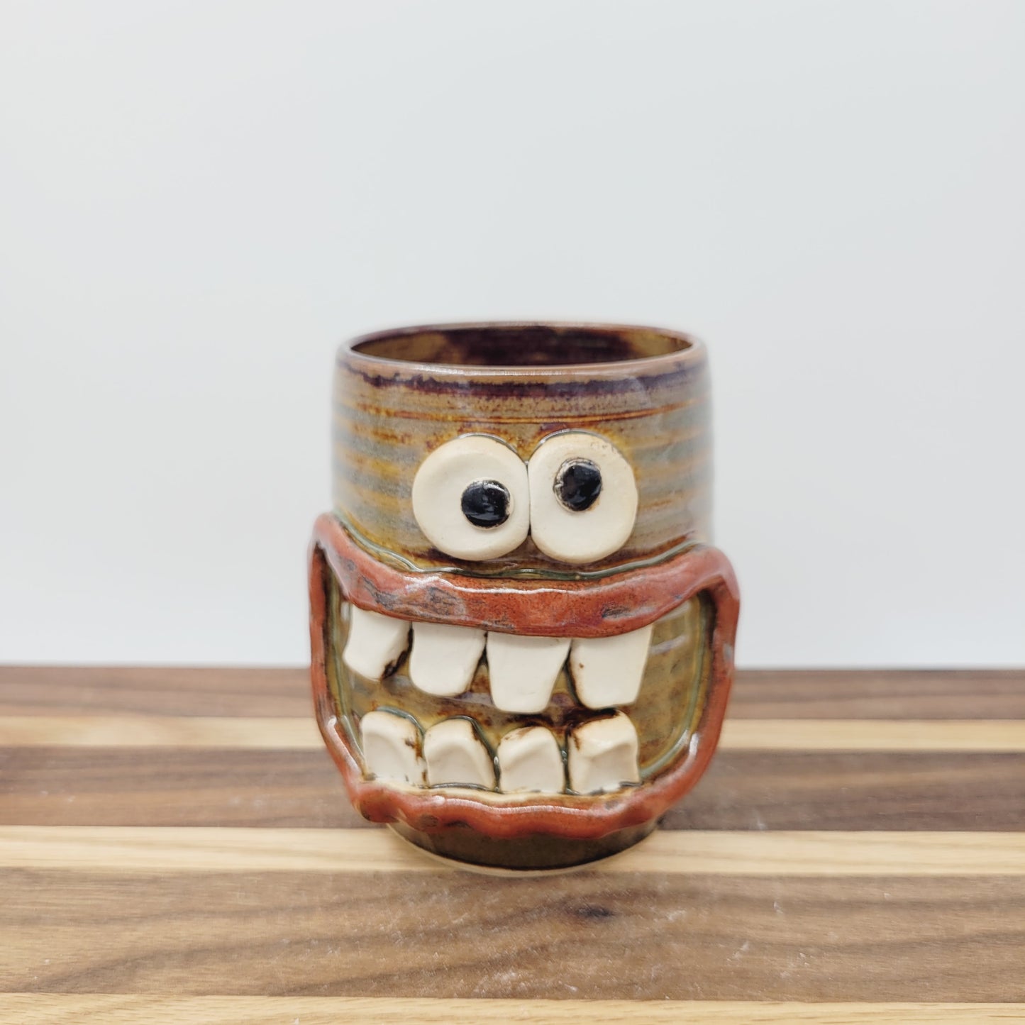 Pencil or Pen Cup | Desktop Organizer | Smiley Face Tumbler | Bathroom Sink Toothbrush Holder | Home Gifts