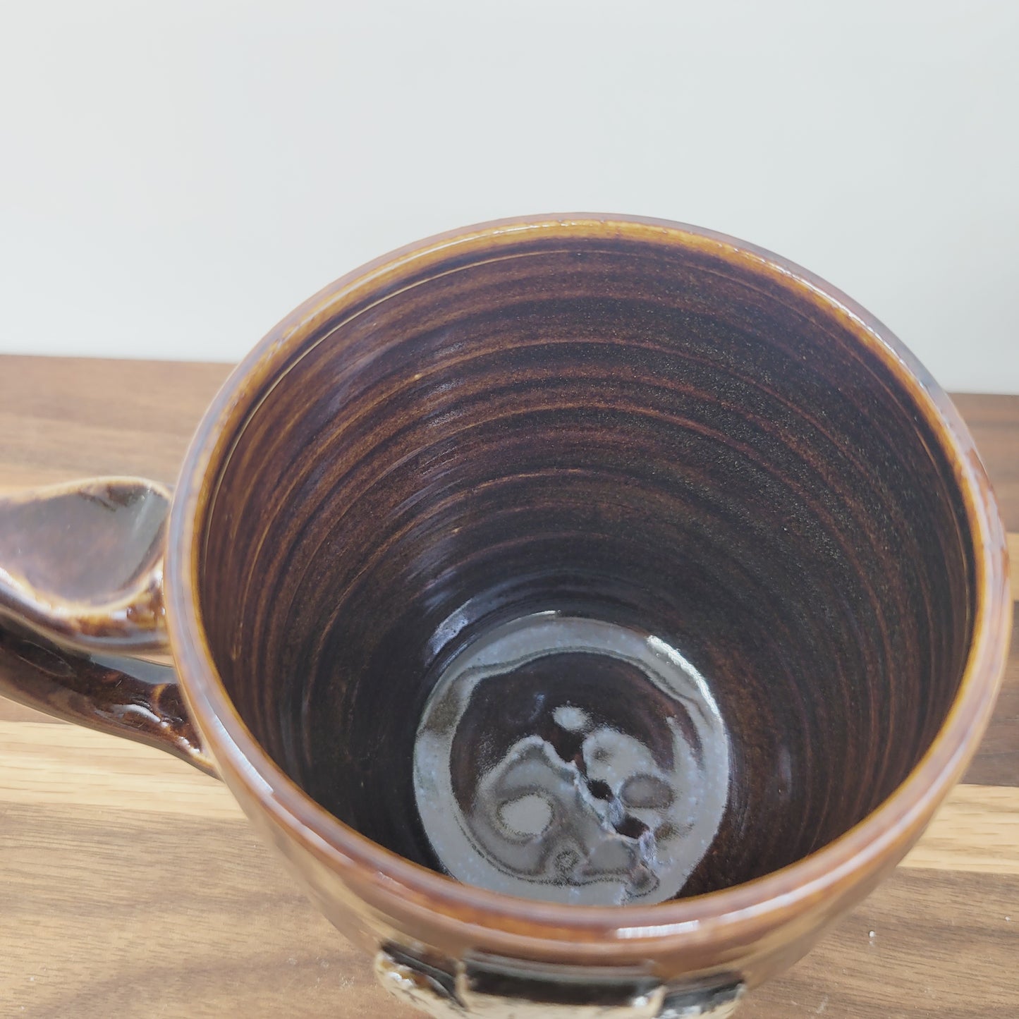 Cross Coffee Cup with Floral Pattern | Christian Mug | Easter Morning | 12 Ounces | Black