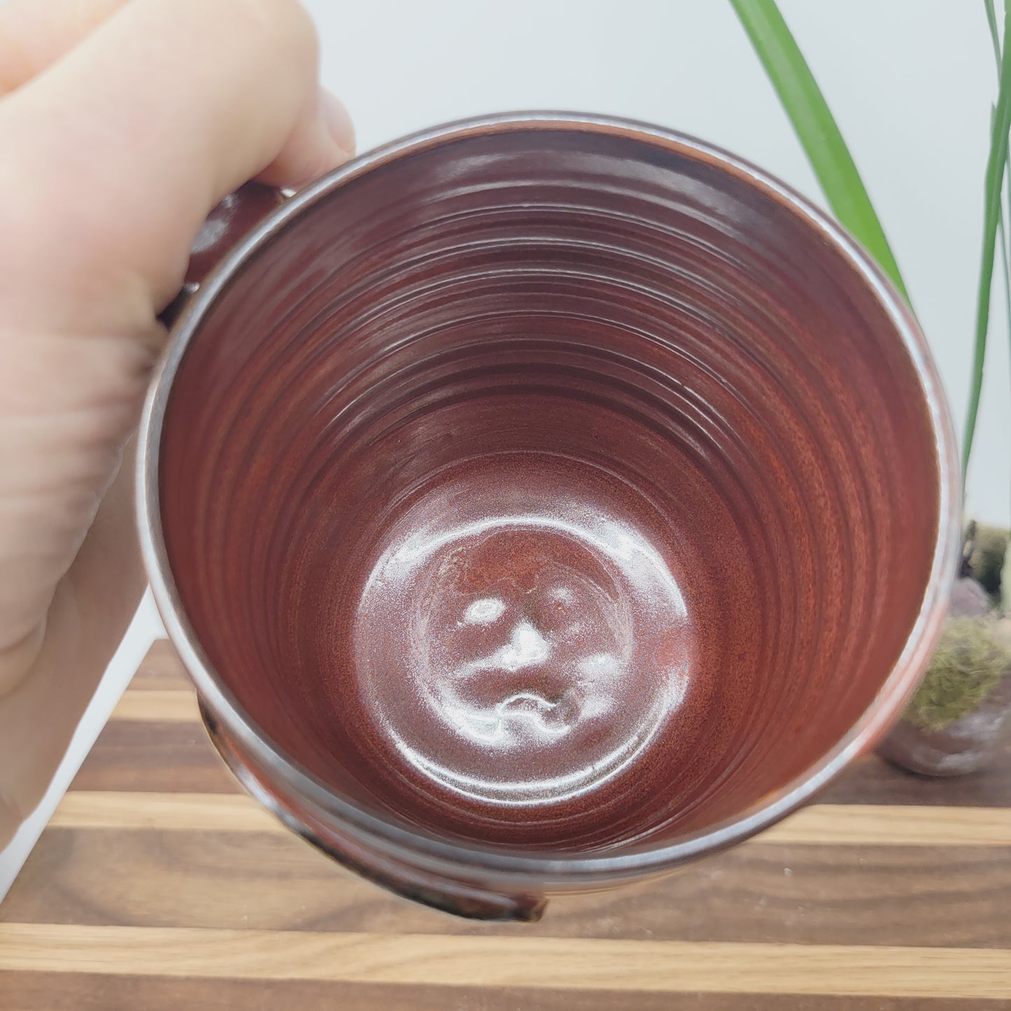 Do Not Let Your Hearts Be Troubled | Christian Coffee Cup | Bible Verse Mugs | Stoneware Pottery | Red | Handmade Unique Gifts