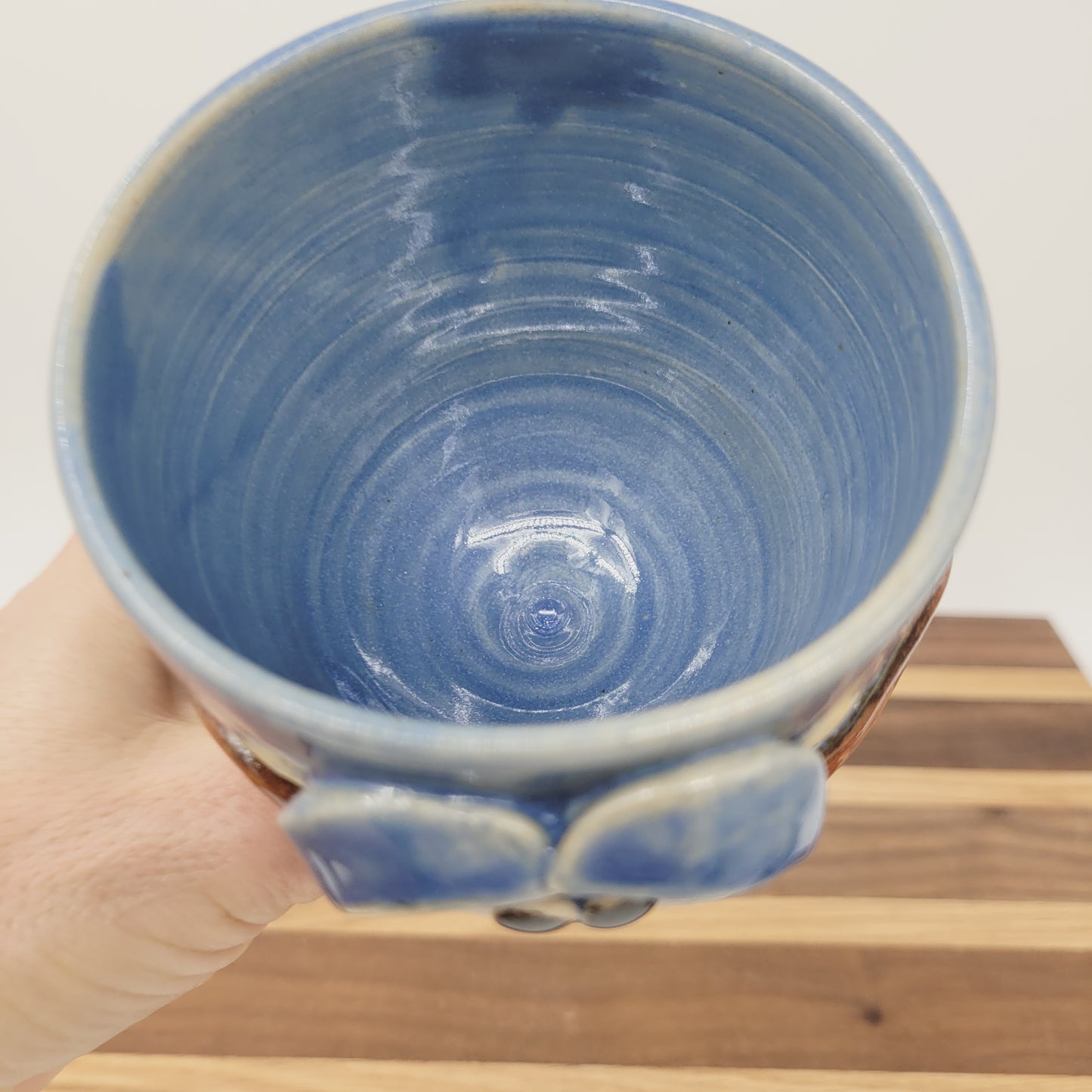 Woman's Wine Glass | Handmade Ceramic Short-stemmed Face Goblet | Weekend Relaxing Gift