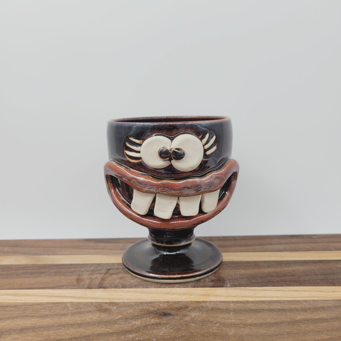 Woman's Wine Glass | Short-stemmed Goblet | Funny Busy Mom Gift