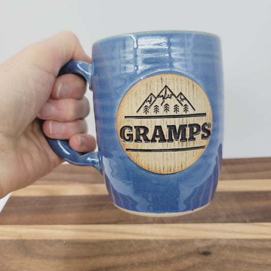 Gramps Mug | Handmade Stoneware Pottery | Gifts for Grandfather