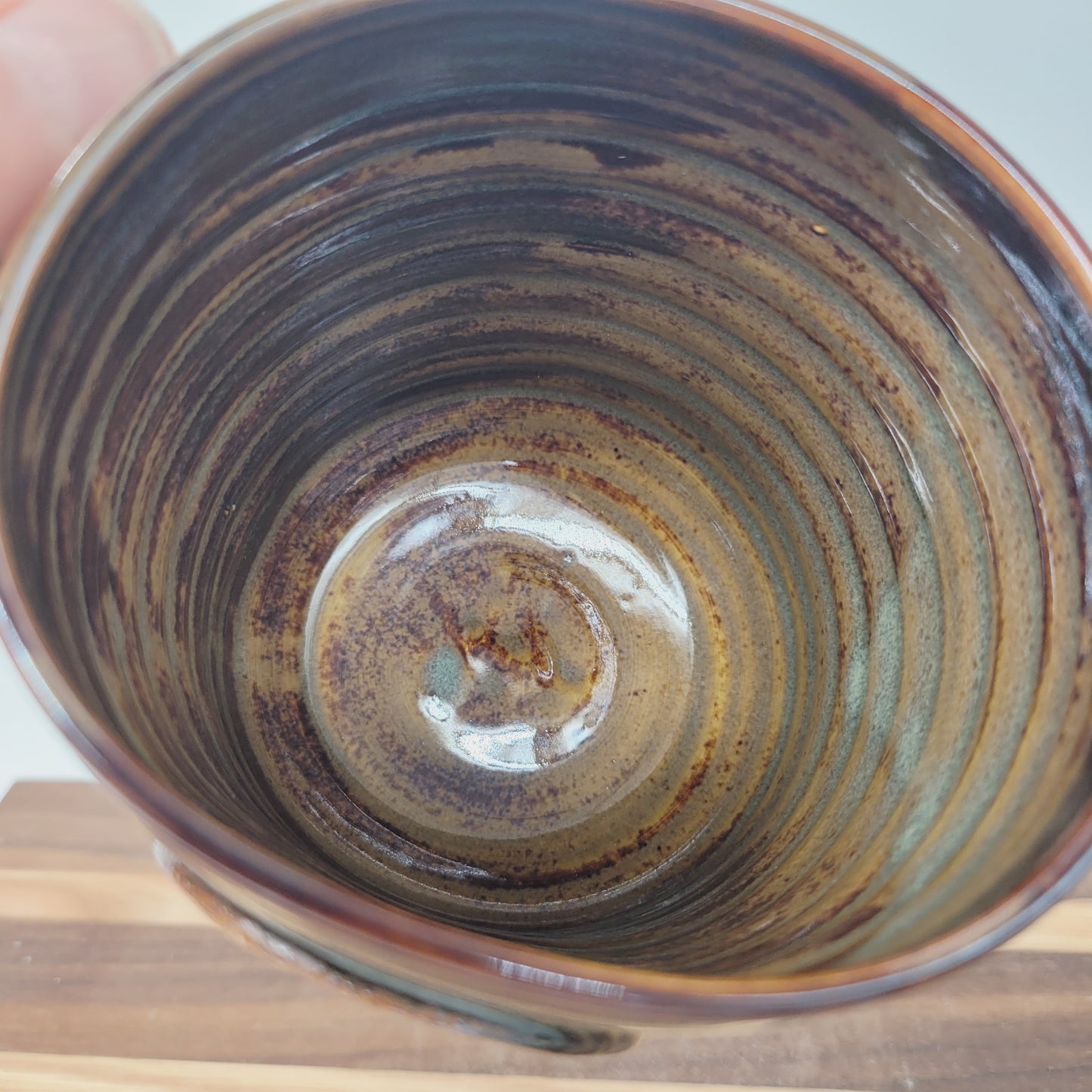 Honey Mug with Daisy Border | Coffee Cups for Special Person | Handmade Stoneware Pottery | Mother's Day Gift