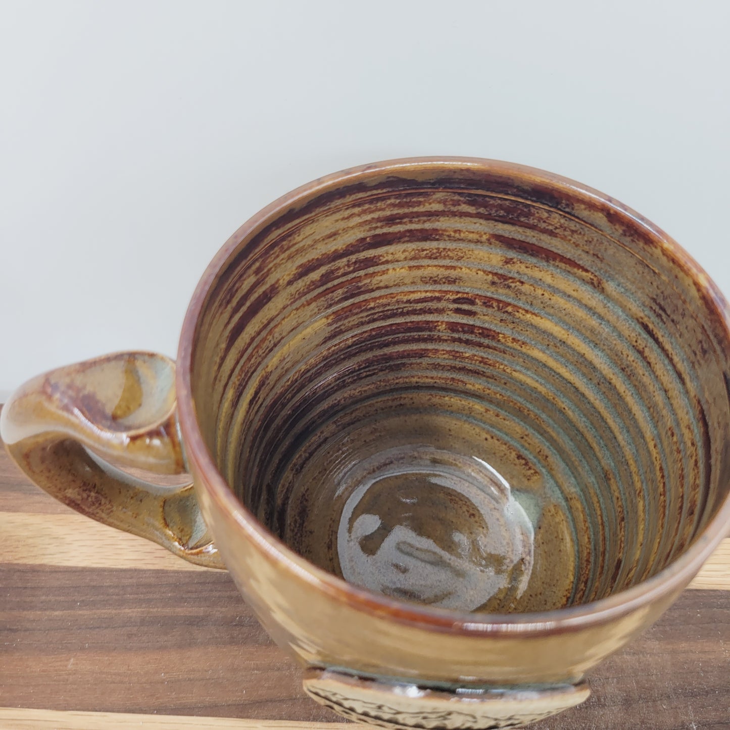 Pop Pop Mug | Handmade Stoneware Pottery | Coffee Cup Gifts for Grandparent | Rustic Gift for Him