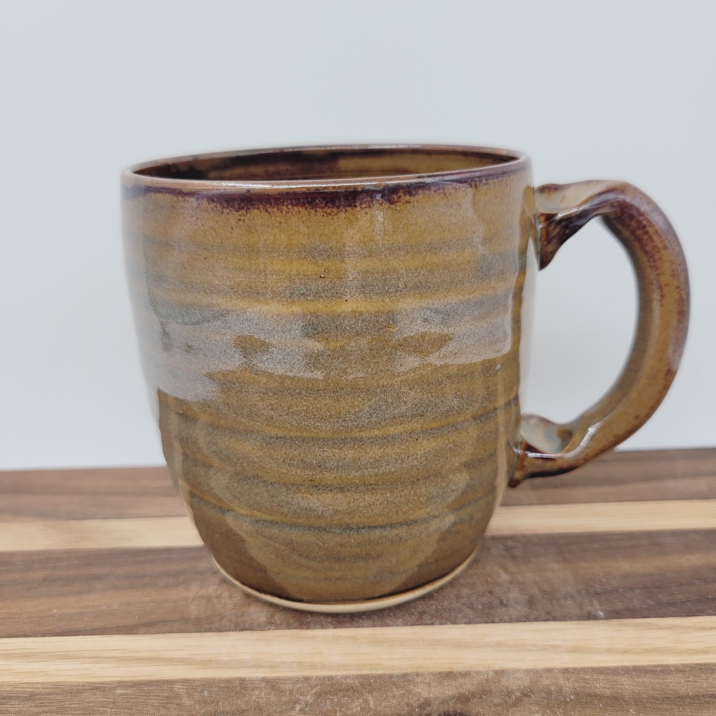 Pop Pop Mug | Handmade Stoneware Pottery | Coffee Cup Gifts for Grandparent | Rustic Gift for Him