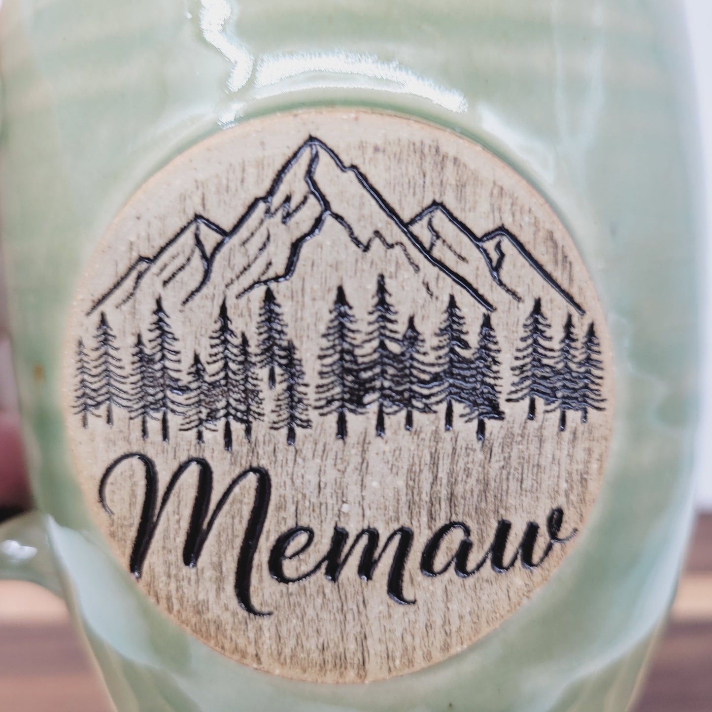 Memaw Mug | Handmade Stoneware Pottery Coffee Cup for Grandma | Grandmother Gift