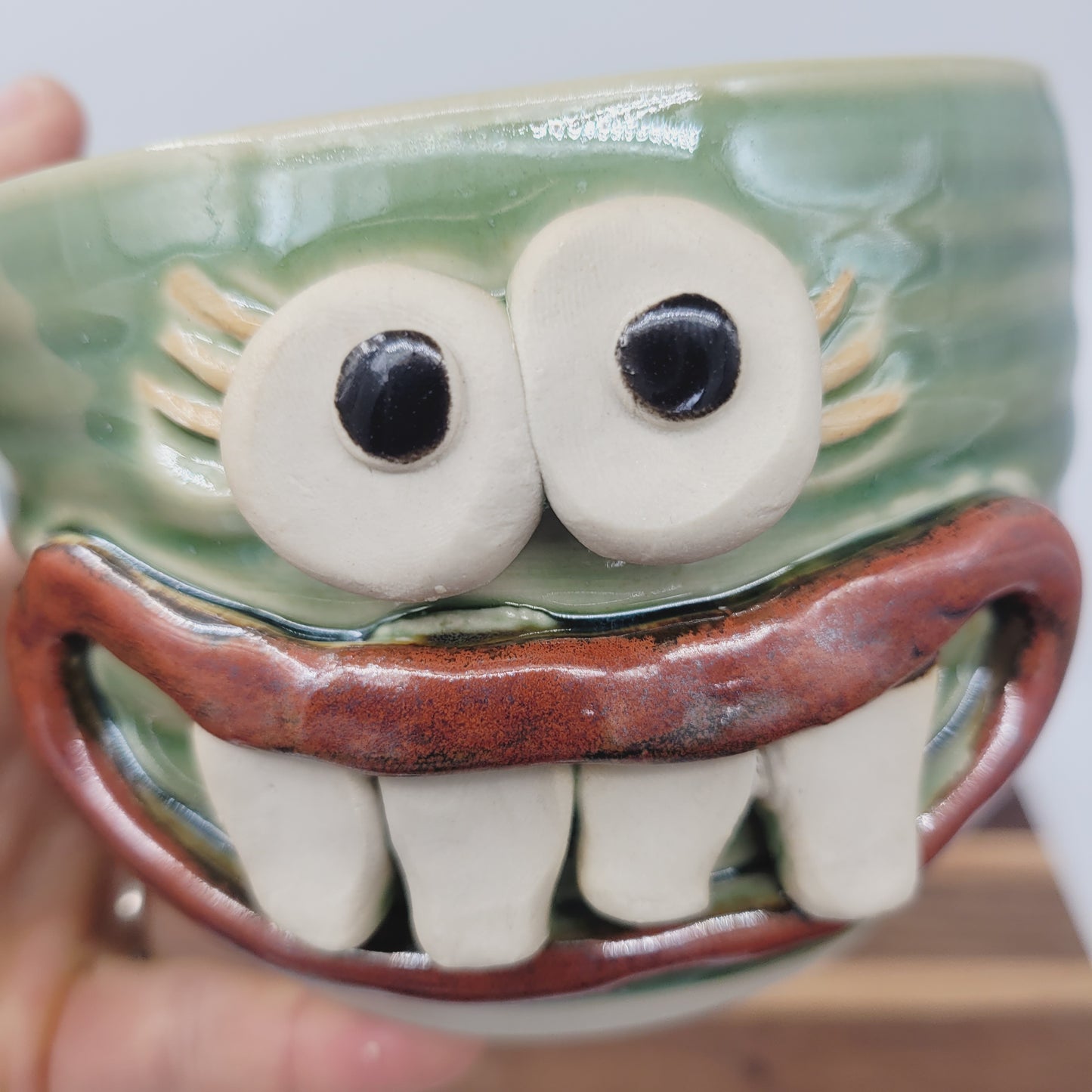 Woman's Snack Ice Cream Bowl | Handmade Stoneware Pottery Cereal Bowl | Gift for Mom Wife