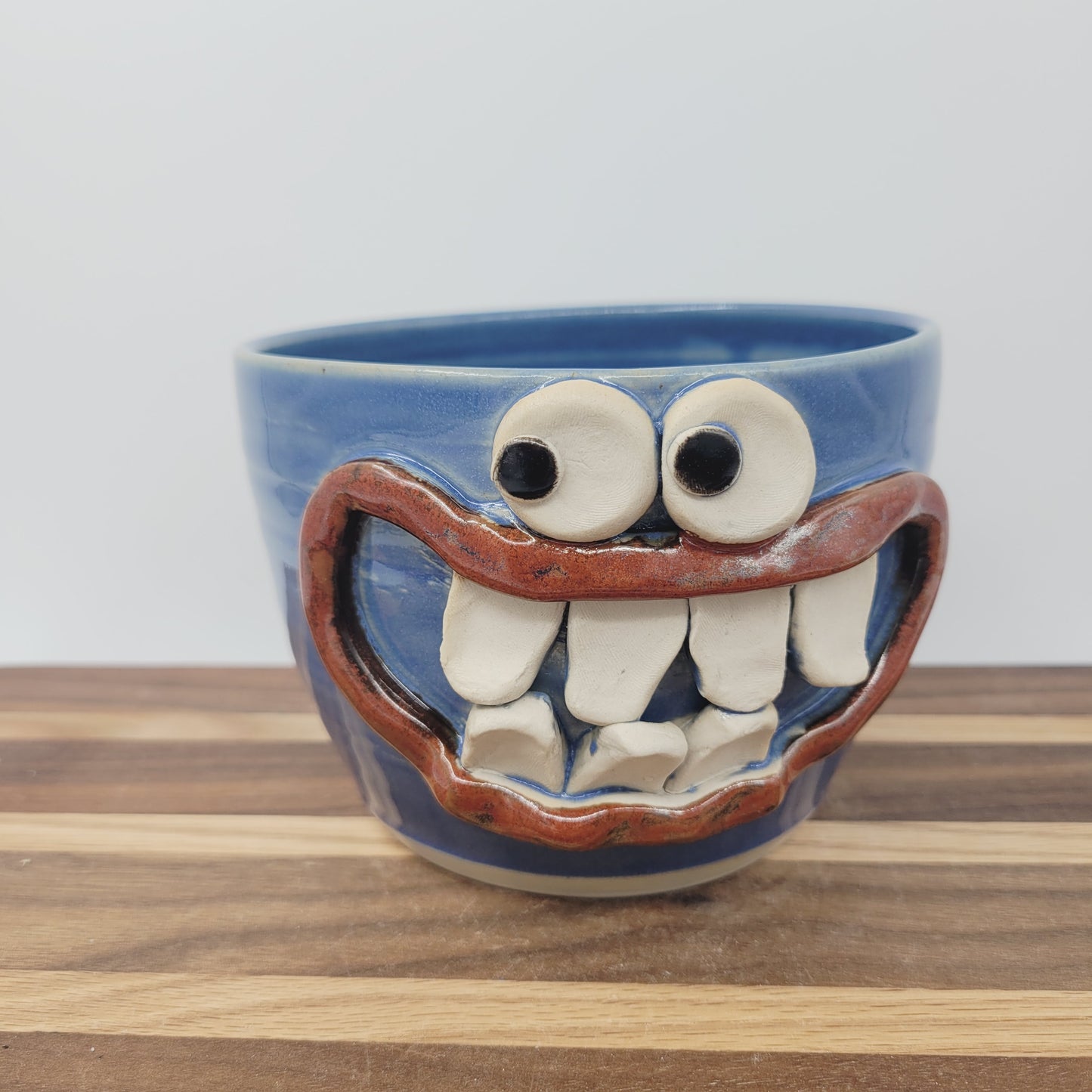 Ice Cream Bowl | Handmade Stoneware Pottery Cereal Snack Popcorn Bowl | Funny Gift for Men