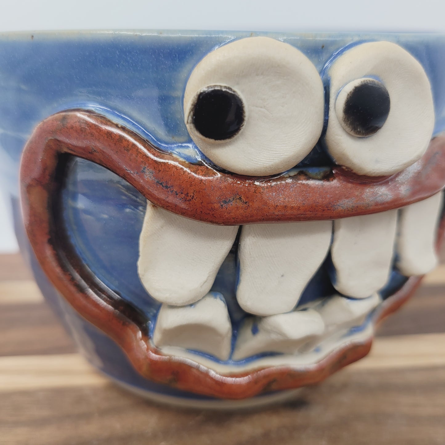 Ice Cream Bowl | Handmade Stoneware Pottery Cereal Snack Popcorn Bowl | Funny Gift for Men