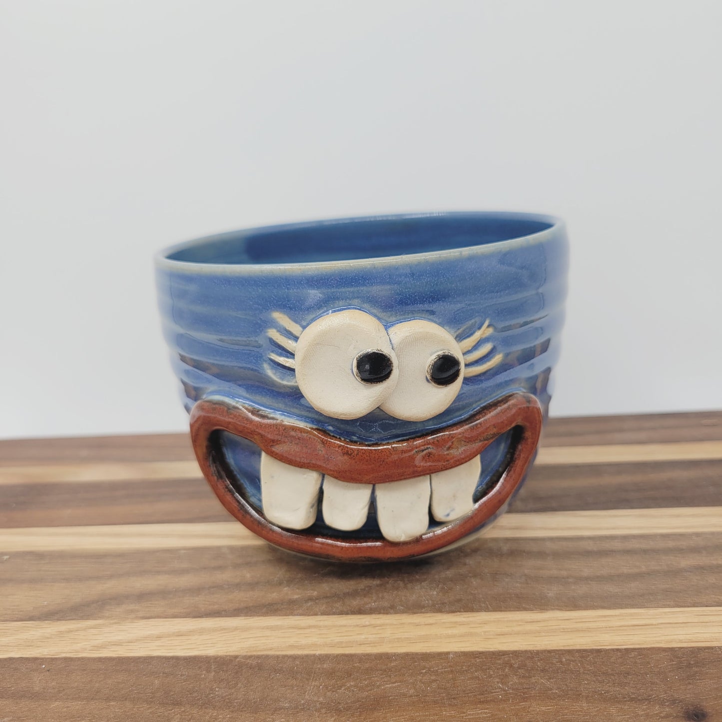 Funny Cereal Bowl | Handmade Stoneware Pottery Soup Snack Bowl | Gift for Mom