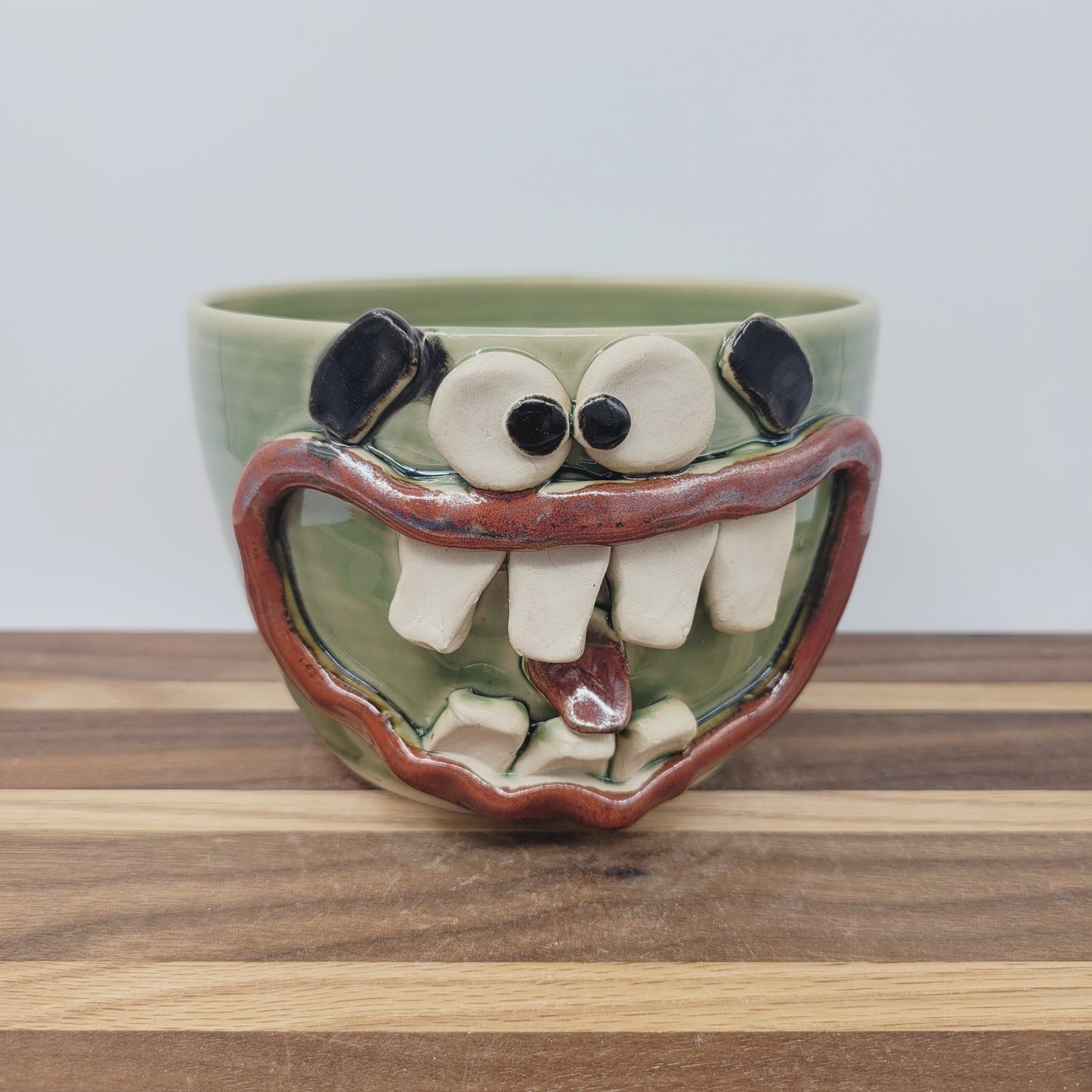 Funny Cereal Bowl | Handmade Stoneware Pottery Soup Bowl | Funny Gift for Breakfast Lover