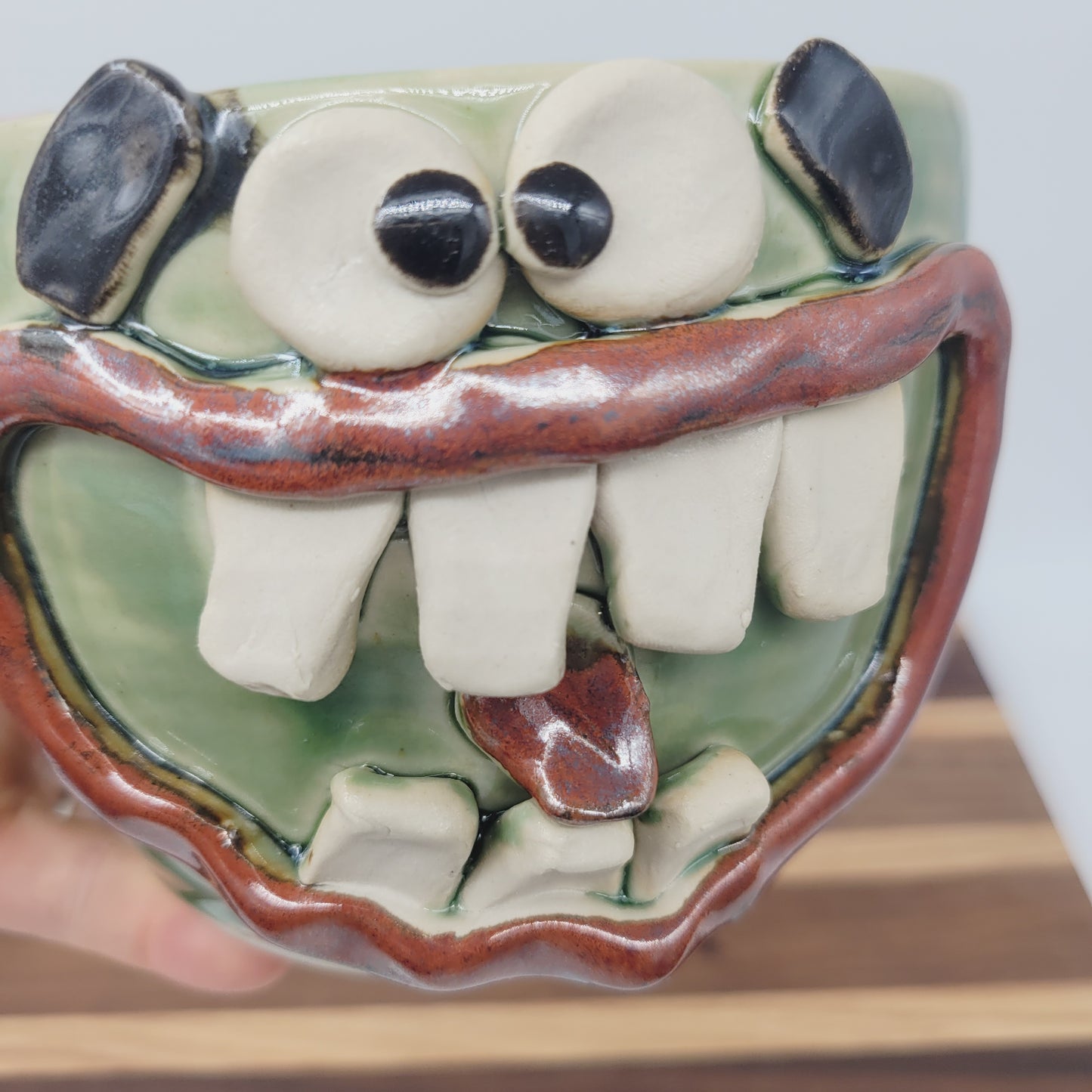 Funny Cereal Bowl | Handmade Stoneware Pottery Soup Bowl | Funny Gift for Breakfast Lover