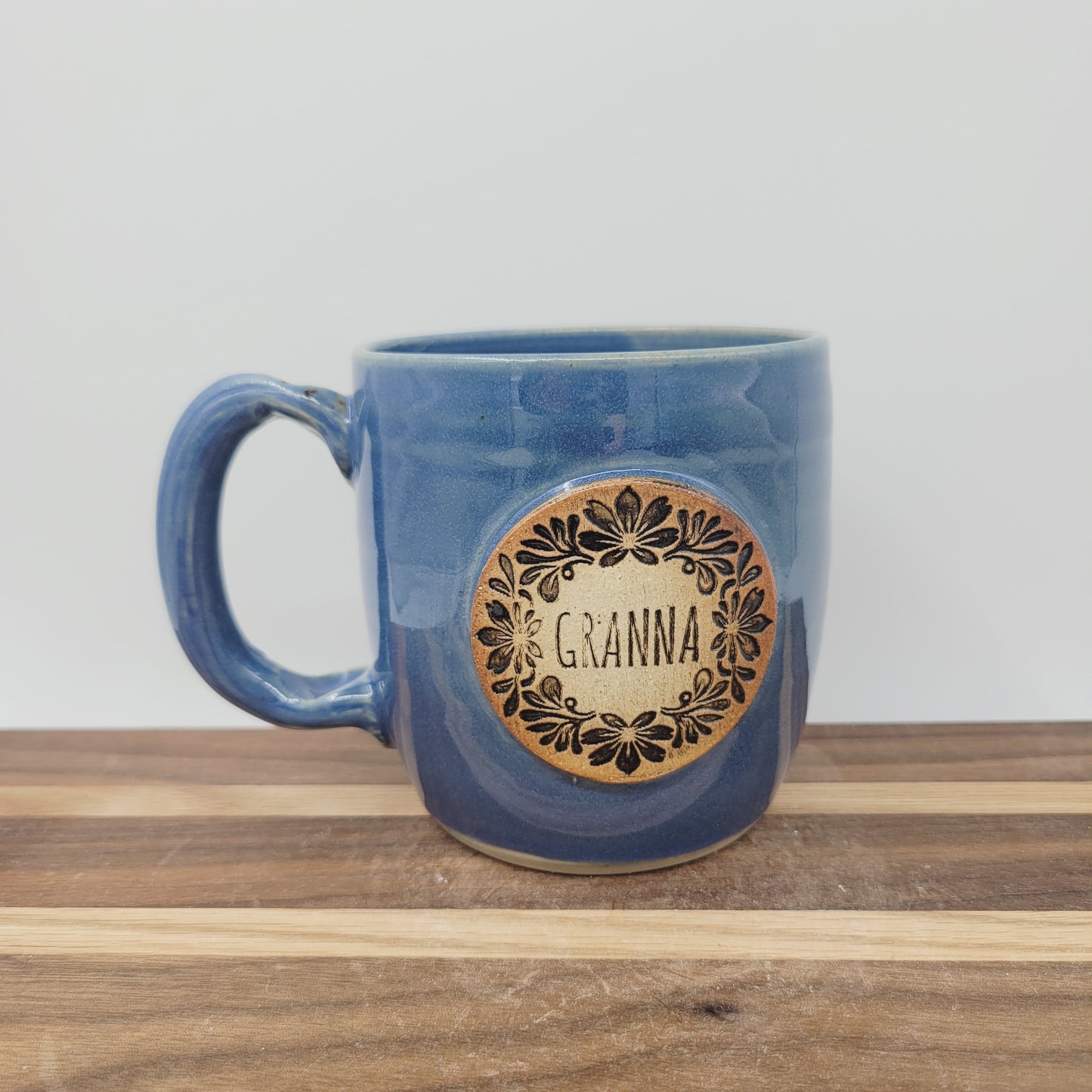 Granna Mug | Handmade Stoneware Pottery Coffee Cup for Grandma | Grandmother Mother's Day Gift