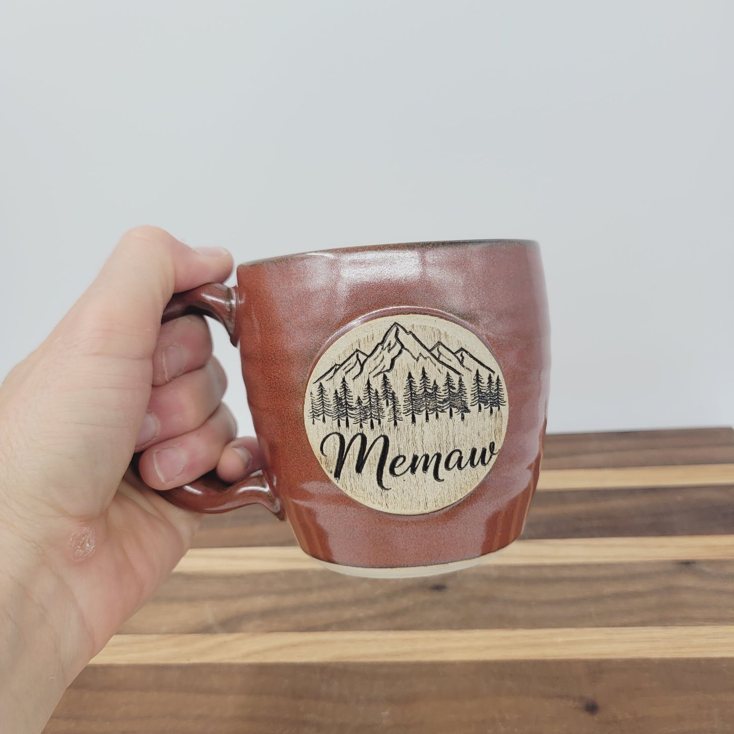Memaw Mug | Handmade Stoneware Pottery Coffee Cup for Grandma | Grandmother Gift