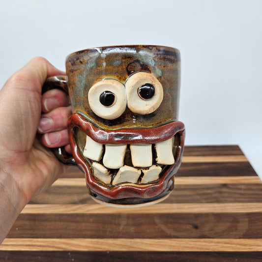 Doctor Coffee Cups | Medium | Stoneware Pottery | Funny Face Mugs | Gift for Pediatrician