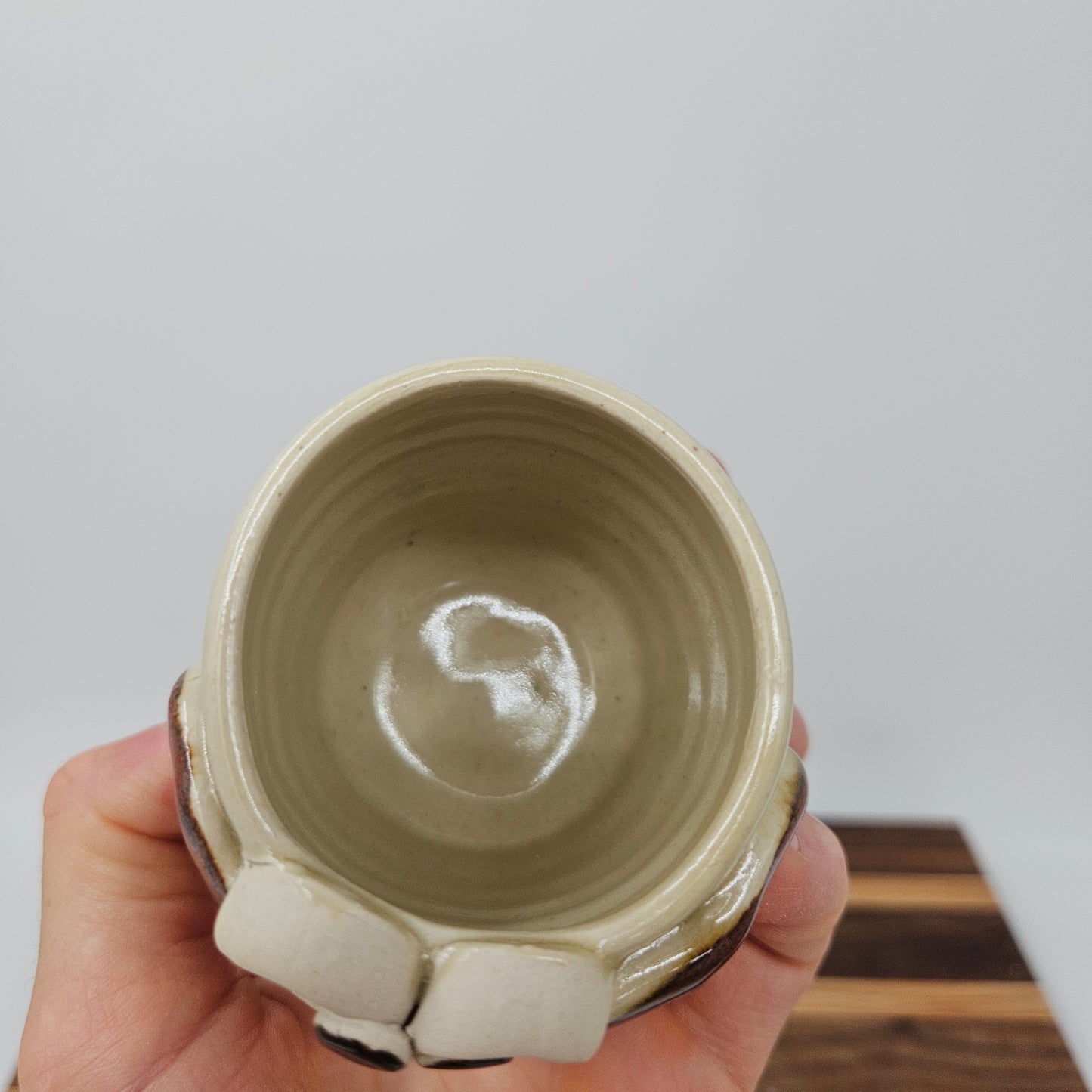 Toothpick Holder | Paperclip Cup | Funny Face Mini Pottery Glass for Shots | Kitchen Gifts