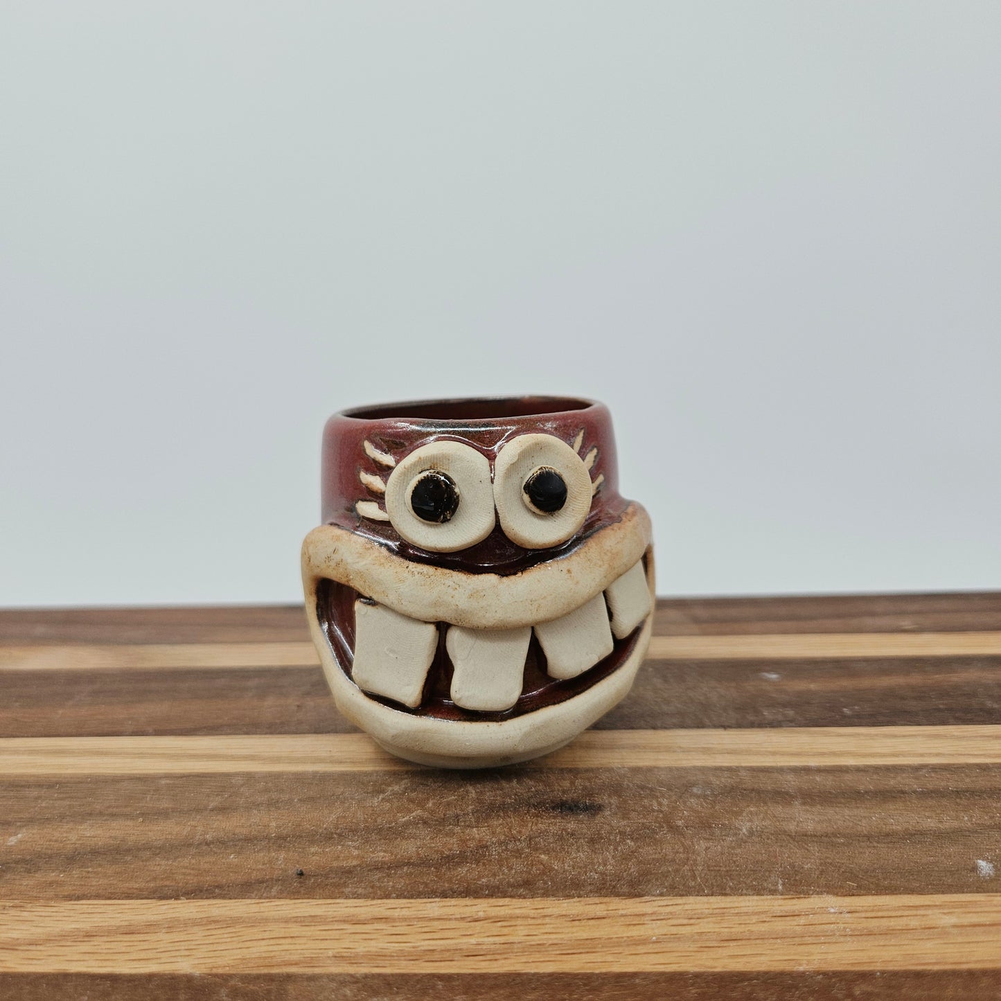 Forgetful Mom Mini Glass | Funny Toothpick Holder | Handmade Pottery | Kitchen Gift