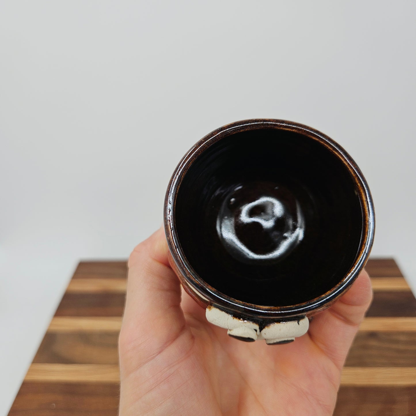 Mini Glass | Handmade Stoneware Toothpick Holder | Paperclip Cup