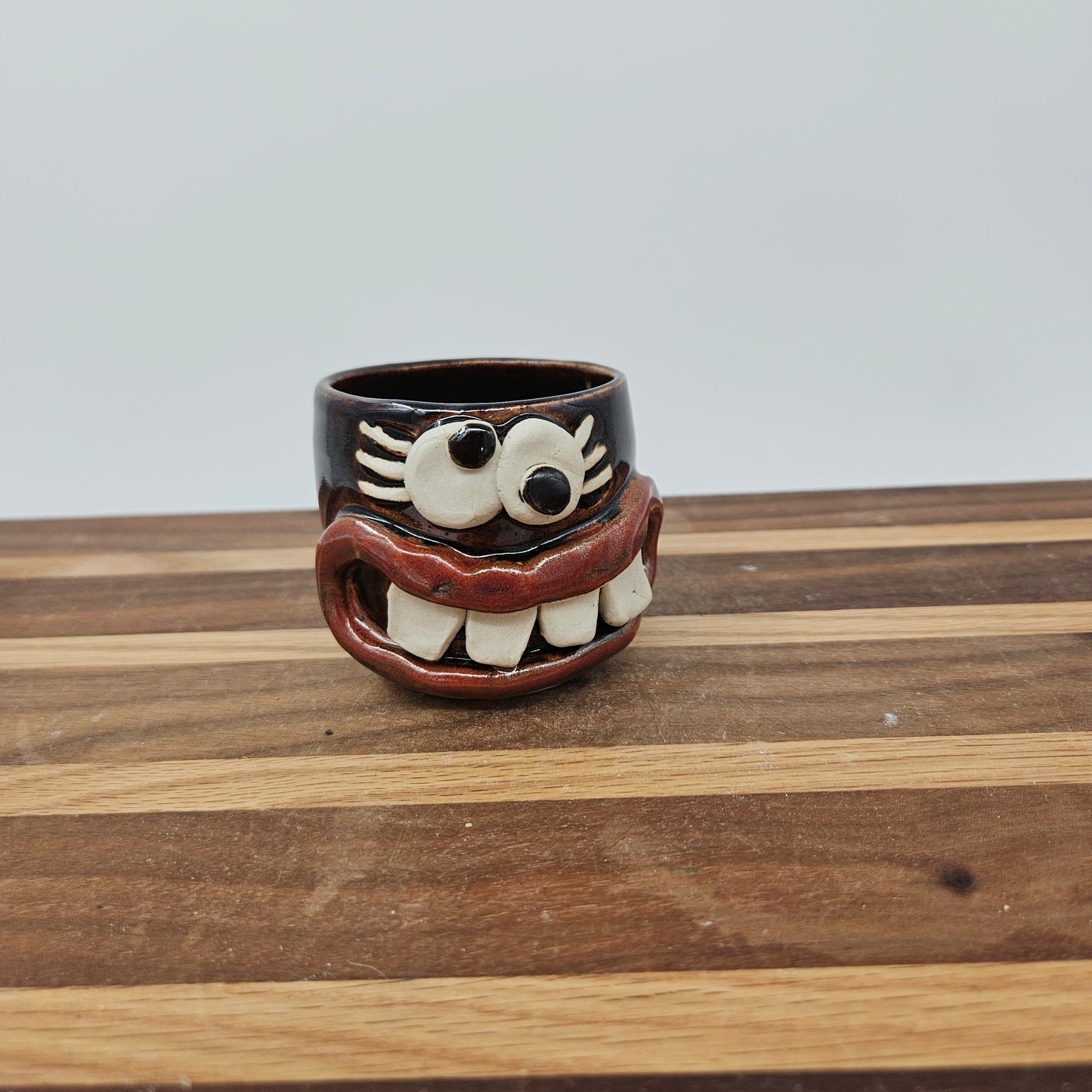Mini Glass | Handmade Stoneware Toothpick Holder | Paperclip Cup