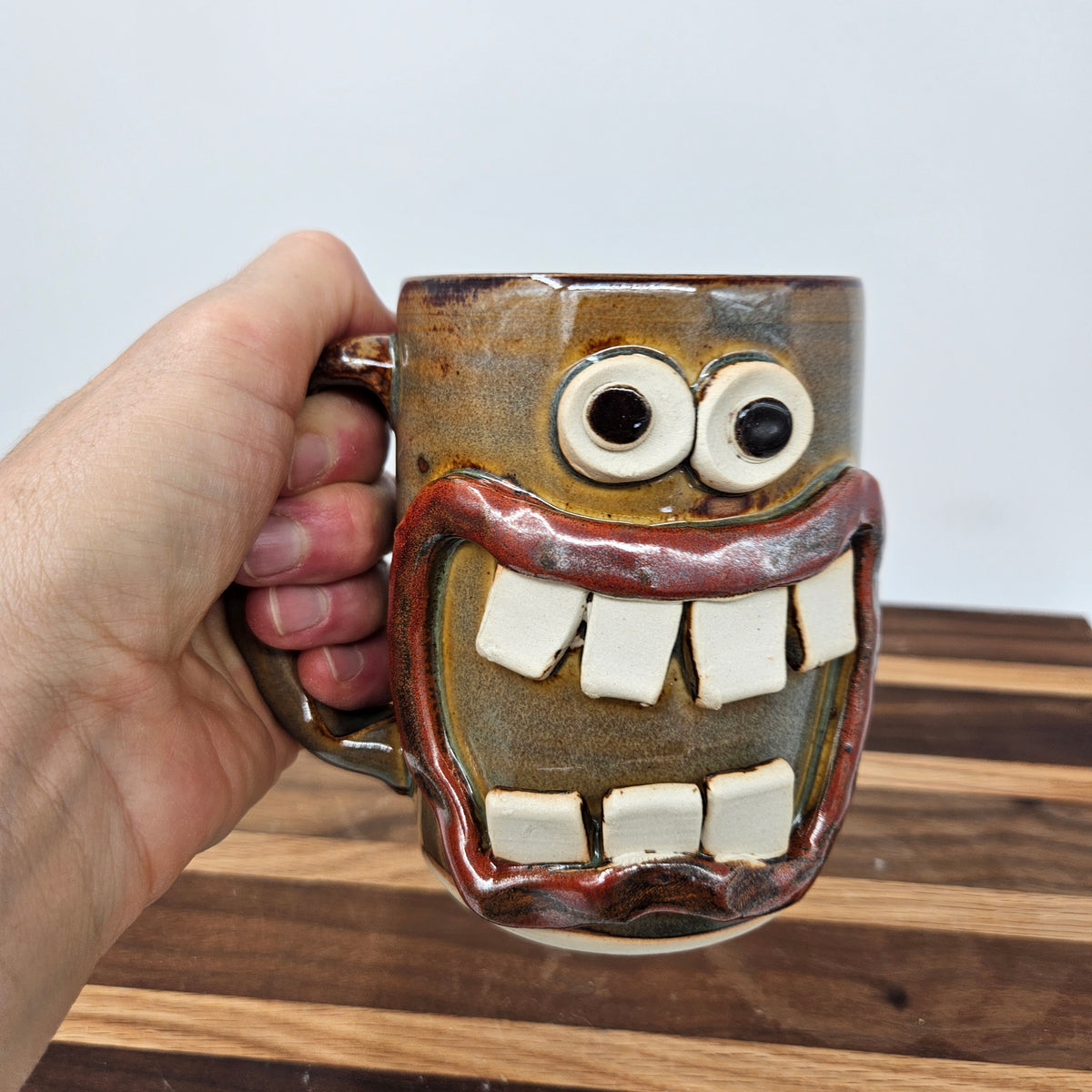Doctor Coffee Cups | Stoneware Pottery | Funny Face Mugs | Gift for Pediatrician