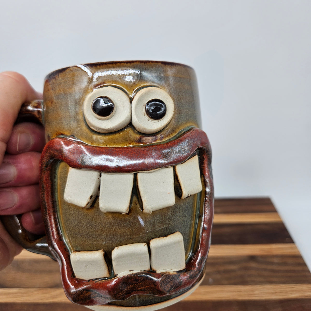 Doctor Coffee Cups | Stoneware Pottery | Funny Face Mugs | Gift for Pediatrician