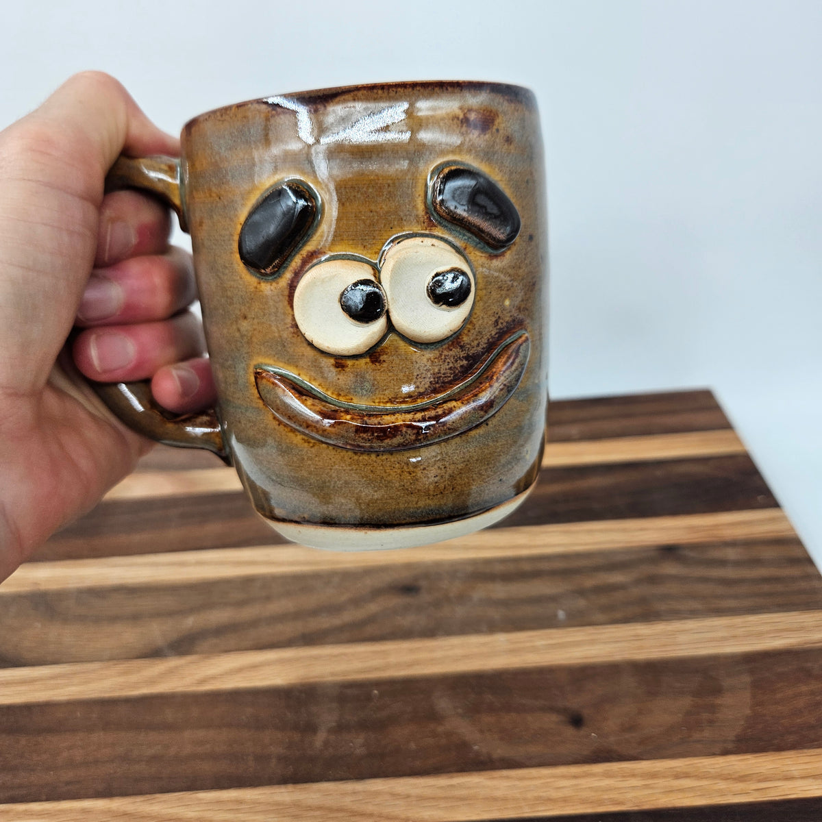 Smiley Face Mug | Handmade Coffee Cup | Coffee Drinker Gift