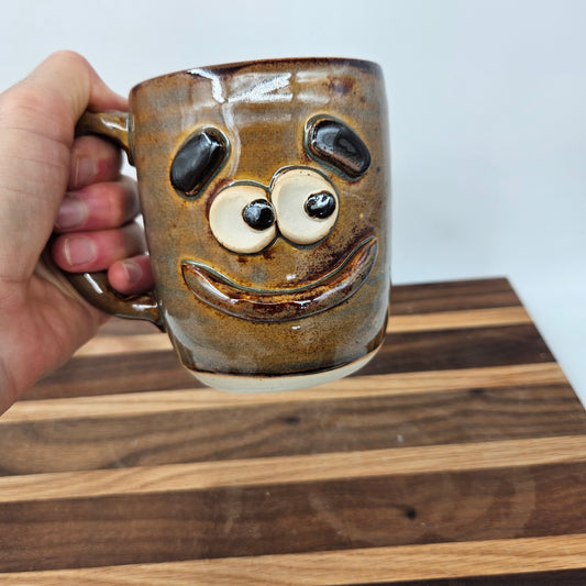 Smiley Face Mug | Handmade Coffee Cup | Coffee Drinker Gift