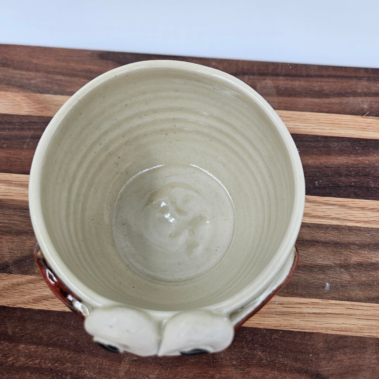 Succulent Pot Small Planter Cactus Pot | Cute Mini Smiley Face Container Gardening | Creamy White Stone | Plant Lover Gift Ideas