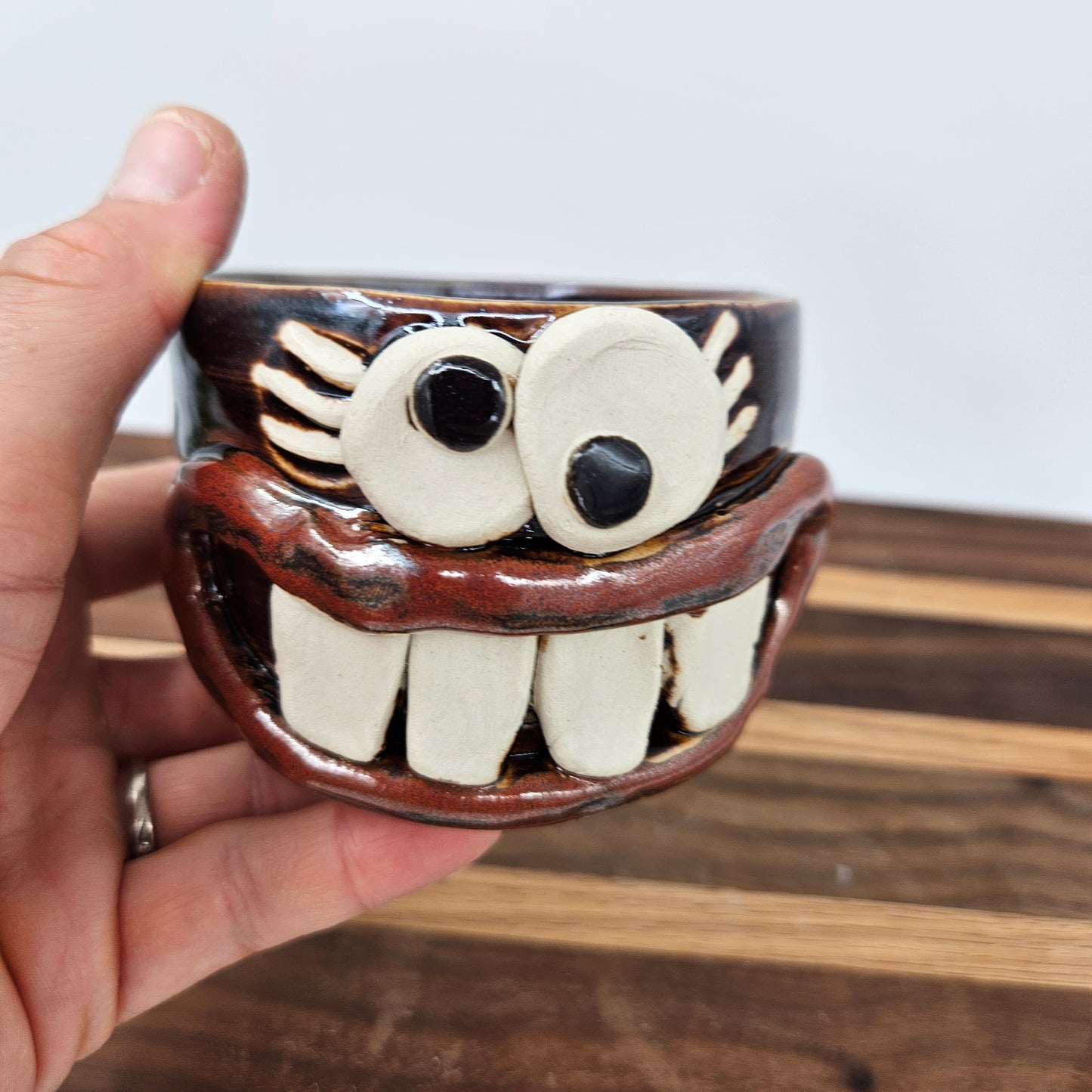 Funny Little Succulent Plant Holder | Tiny Cute Mini Planter | Gardener Gift